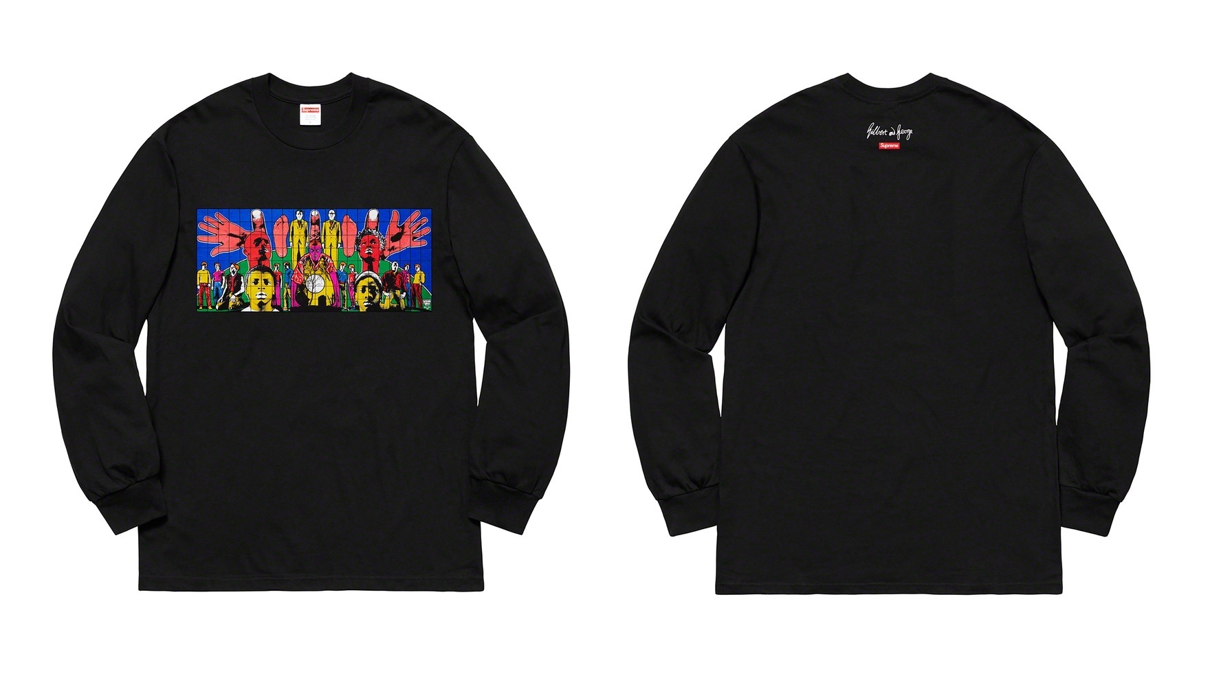 Gilbert & George/Supreme DEATH AFTER LIFE L/S Tee